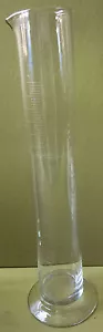 500ml GRADUATED PHARMACY OENOLOGY LABORATORY TEST TUBE - Picture 1 of 5