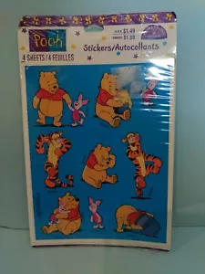 Rare Vintage Sealed Stickers Hallmark Winnie the Pooh Piglet Tigger Disney NIP - Picture 1 of 7