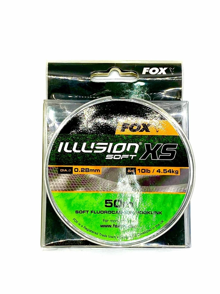 Fox Illision Fluorocarbon XS Soft 50m - 10lb *** REDUCED TO CLEAR *** - Image 1 of 1