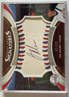 2006 Sweet Spot подписи синий/красный стежок черный чернила 06/99 Joe Mauer авто HOF - Изображение 1 из 3