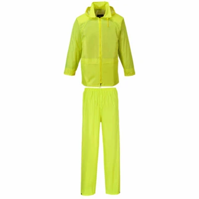 PORTWEST L440 - Traje de lluvia Essentials (traje de 2 piezas) amarillo TALLAS XS-6X* Foto 1 de 2