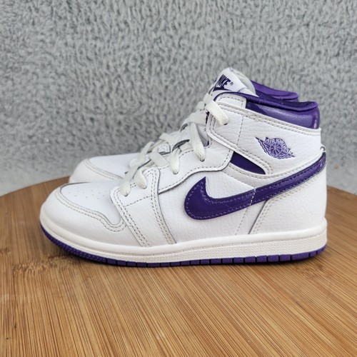 Nike Air Jordan 1 Retro Ragazze Taglia 10C Bianco Scarpe da Ginnastica Sneakers CU0450 151