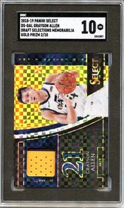 2018 Panini Grayson Allen ROOKIE GOLD PATCH /10 SGC 10 POP 1 - Picture 1 of 1