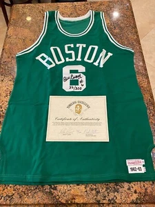 BILL RUSSELL SIGNED CELTICS JERSEY AUTHENTIC 1962 MITCHELL NESS LMT ED 32/300 - Picture 1 of 4