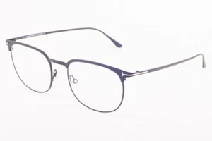 Gafas Tom Ford 5549 B 002 mate negro azul bloque TF5549-B 002 52 mm - Imagen 1 de 3