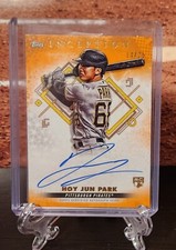2022 Topps Inception Hoy Jun Park #BRES-HP Orange Auto 14/25