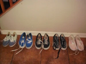FURGONETAS VINTAGE 4 PARES Y 1 OTRA MARCA 2 MUJER TALLA 6,5 Y 4 MUJER 7,5 21 FOTOS. - Imagen 1 de 21