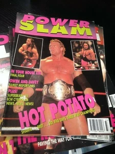 WWE Power Slam Magazine # 33 Sid Justice WWF Wrestling Magazine + Poster - Picture 1 of 3