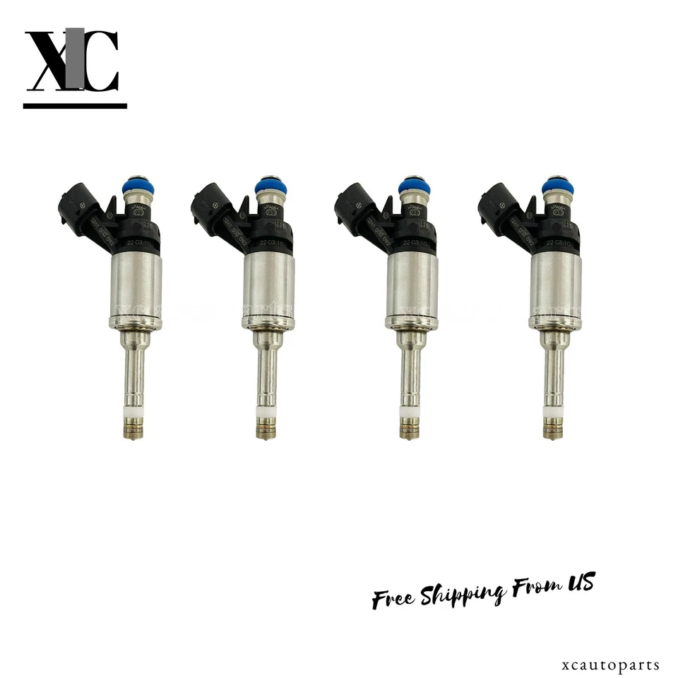 4Pcs Fuel Injectors 16600-1KC0A Fits for 2011-2017 Nissan Juke 1.6L Foto 1 de 4