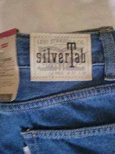 NWT Levis Silvertab Stay Loose Straight Boys 14 Reg 27x29 BLUE Jeans Eco Ease - Picture 1 of 9