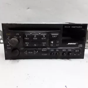 98 99 00 01 02 Chevrolet Blazer AM FM CD Bose radio receiver OEM 09368025 - Picture 1 of 3