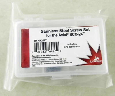 Stainless Steel Screw Set for the Axial SCX-24 - Dynamite #DYNH2027 - Image 1 of 2