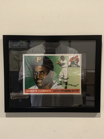 1955 Topps Roberto Clemente (Custom Mini Poser) Frame Not Included (READ) Cover