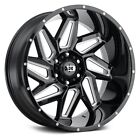 20x12 Vision Off-Road 361 Spyder Gloss Blk Milled Wheel 5x5.5 (-51mm)