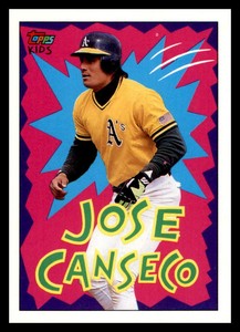 1992 Topps Kids #115 Jose Canseco Oakland Athletics