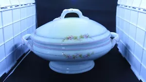 Antique KPM Berlin Porcelain Floral Soup Tureen German - Picture 1 of 10