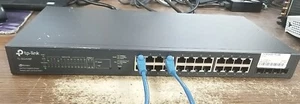 TP-Link JetStream 28-Port Gigabit Smart Switch with 24-Port PoE+ TL-SG2428P - Picture 1 of 15