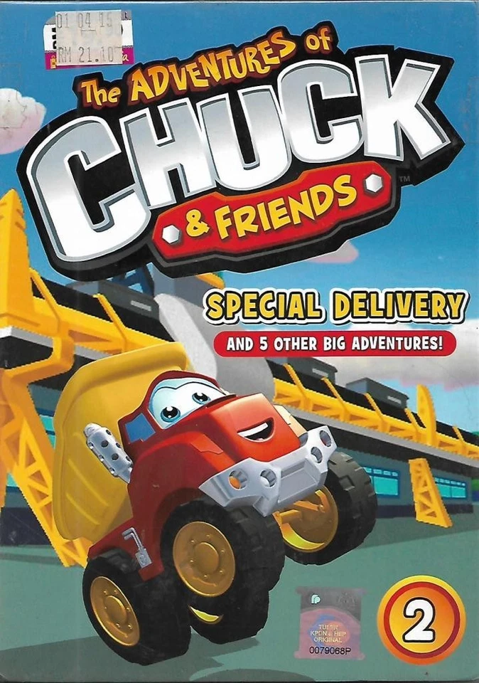 The Adventures of Chuck And Friends DVD Vol.2 Season 1 Selected 6 Episodes Dolby Foto 1 de 4