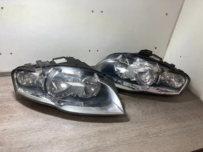 Par de faros delanteros Audi A4 Estate 2007 del lado del conductor y del pasajero Foto 1 de 4