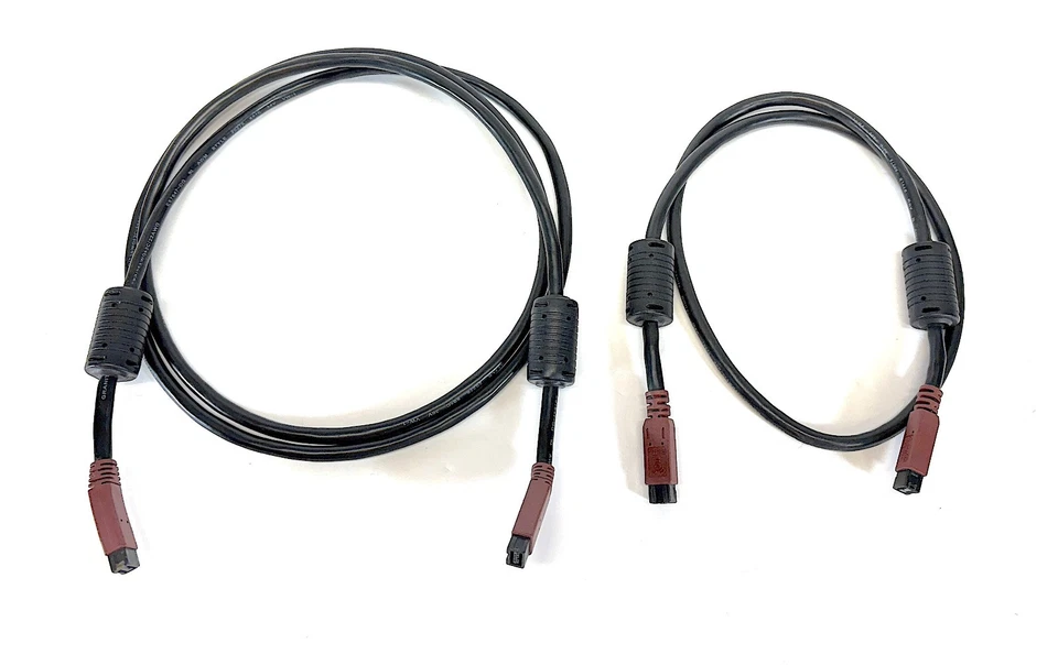 Granite Digital Firewire 800 1394b Cables - (1) 3-Ft and (1) 6-Ft, Ferrite Beads - Image 1 of 4