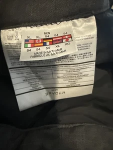 NEW Mens’s Spider Thermal Insulation Pants Black Thinsulate Sz XL Outdoor - Picture 1 of 7