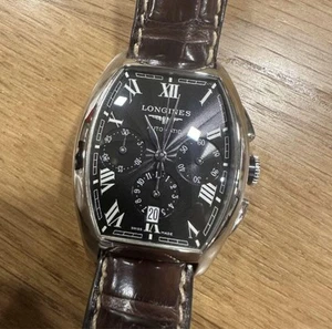 Longines Evidenza Chronograph Automatic MenS Watch Swiss Made Stainless Steel - Picture 1 of 6