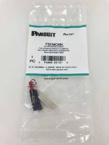 Conector de fibra óptica Panduit FSCMC6BL SC Simplex MM OM3/OM4 900um estilo cámara - Imagen 1 de 4