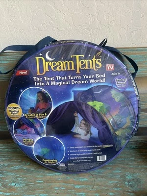 Carpas de ensueño Fantasy Forest cama infantil tamaño doble emergente como se ve en TV árboles lunares Foto 1 de 4