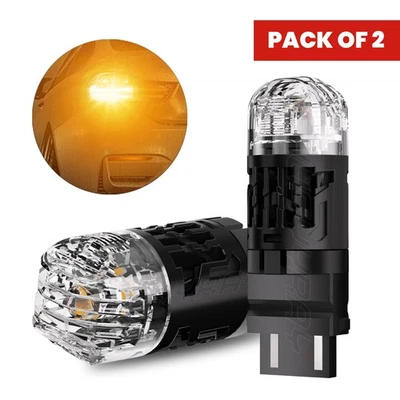 For Ford Crown Victoria 2002-2005 Pair Yellow 3157 LED Turn Signal Light Bulbs Foto 1 de 4