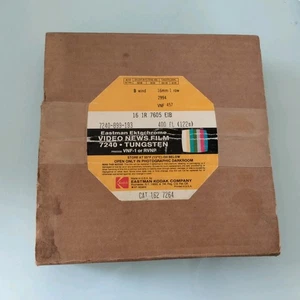 Eastman Kodak Ektachrome Video News Film 7240 Tungsten 16mm 400 Ft - Picture 1 of 4