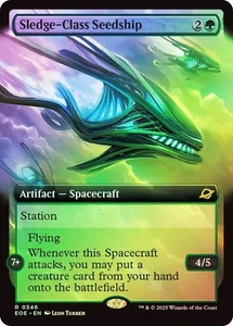 MTG - Sledge-Class Seedship - Extended Art - Foil - Edge of Eternities - Magic - Bild 1 von 1