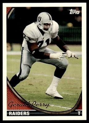 1994 Topps Gerald Perry Los Angeles Raiders #630 - Image 1 of 2