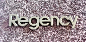 MINT OE GM 89-90 Olds Ninety Eight Regency Chrome Door Nameplate Emblem Ornament - Picture 1 of 5