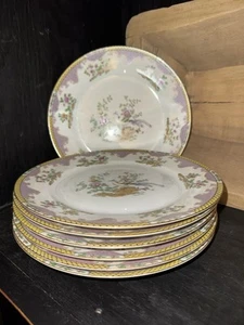Antique Noritake Chanvale Dinner Plates (7) - Picture 1 of 4