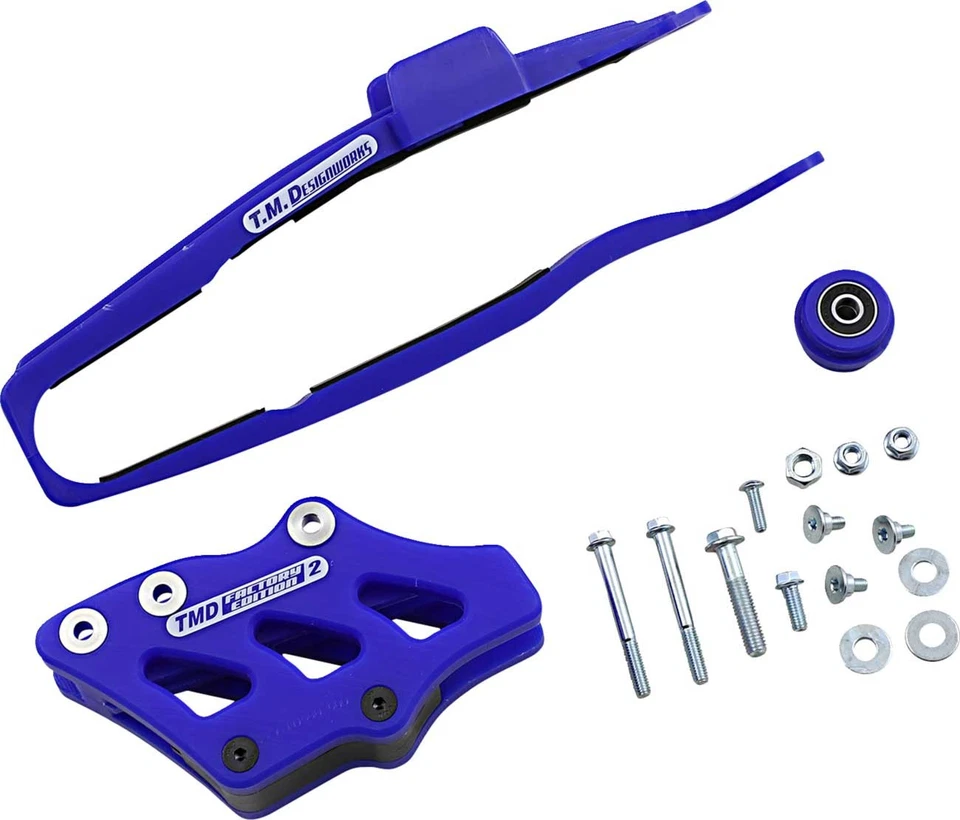 TM Designworks Dirt Cross Slide n Guide Kit-Yamaha-YZ 450FX-2016-2018-Azul - Mot - Imagem 1 de 1