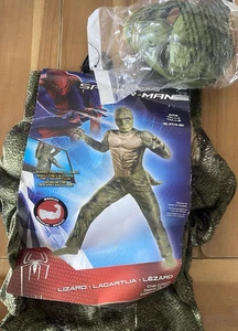 L'incredibile Costume Lucertola Uomo Ragno Bambini Ragazzi Tg S (4-6) NUOVO - Foto 1 di 7