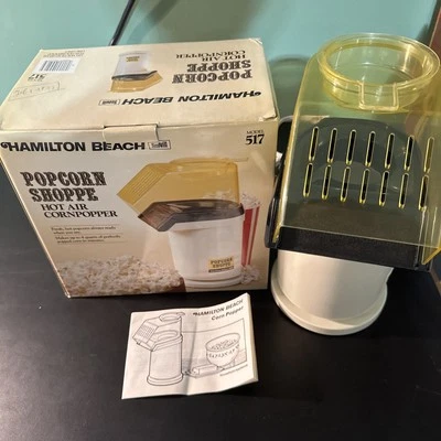 Vintage Hamilton Beach Popcorn Shoppe Hot Air Corn Popper Model 517 - Image 1 of 4
