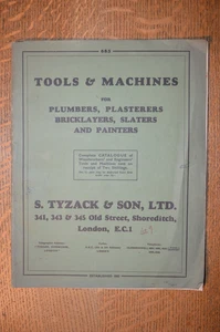 Tools & Machines, Catalogue 685, S.Tyzack & Son Ltd, 59 Pages - Picture 1 of 5