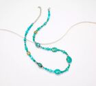 American West Sterling Silver Colors Of Turquoise Bead Necklace 21