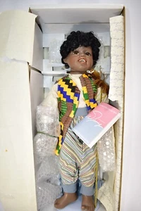 "IMAROGBE"1993 WILLIAM TUNG COLLECTIONPORCELAIN HANDCRAFTED DOLLS #821/1000 - Picture 1 of 10