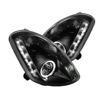 Faros proyectores halo izquierda+plataforma LED DRL para Infiniti G35 G35X 2003-2004 sedán Foto 1 de 4