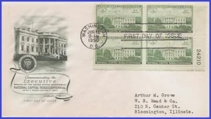 EE. UU. # 990 ADDR ARTMASTER FDC PB4 Ejecutivo (Casa Blanca) - Imagen 1 de 1