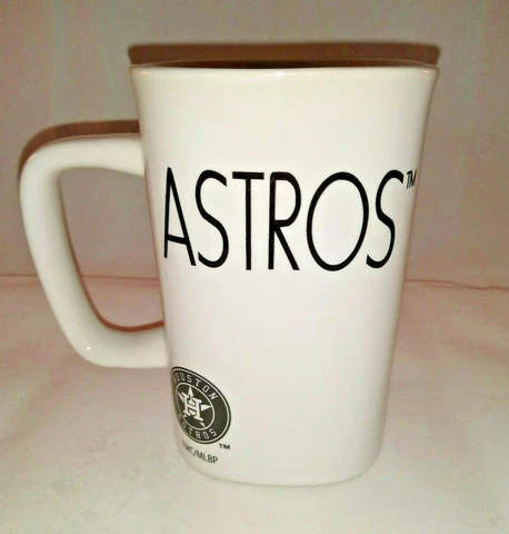 Houston Astros Square Mug  14 ozl MLB Ceramic Baseball Cover