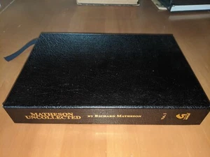 Richard Matheson Uncollected Vol 1 Signed Lettered George Clayton Johnson - Imagen 1 de 5