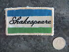 Vintage Fishing Patch - Shakespeare - 3 1/2 x 2 inch