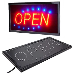 Walgreen® Bright LED Neon Open Shop Sign Light Display Sign Window Hanging with - Picture 1 of 4