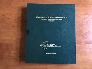 100 Statehood Quarters 1999-2003 BU, Proof, Silver Proof in Intercept album - Picture 1 of 12