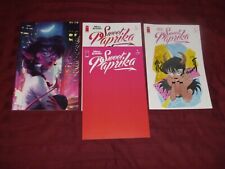 Sweet Paprika #1 variant cover lot, 3 books