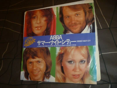 ABBA – Summer Night City  1978 Japan release 7" rare PROMO vinyl - Image 1 of 4