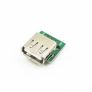 Type A Female USB To DIP 2.54MM PCB Board Adapter Converter For Arduino - Afbeelding 1 van 4
